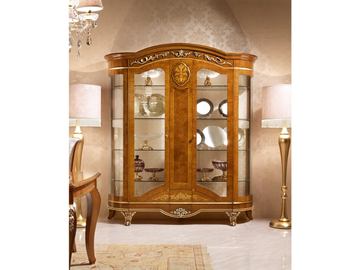 DIAMANTE - Wood veneer display cabinet by Barnini Oseo - view 3